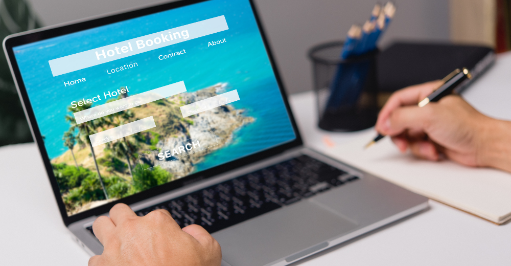 digital guidebook laptop