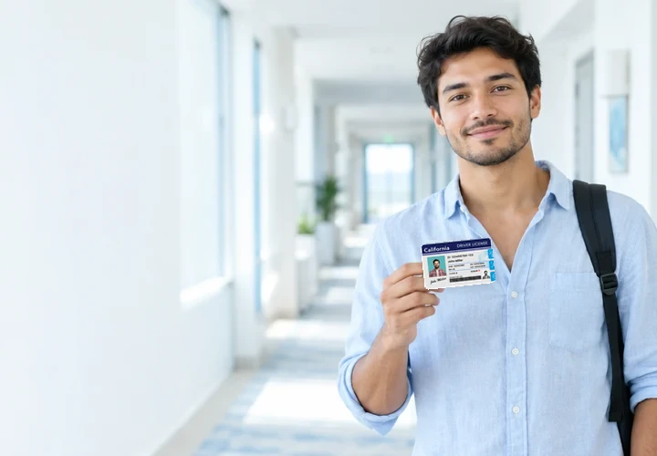 Guest showing his ID so his age can be checked
